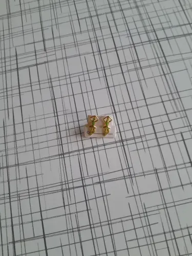 Brincos bailarinas de ouro elegantes moda casual