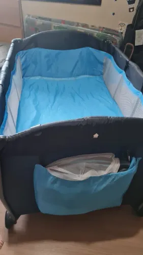 Berço portátil para bebê Baby Style - Azul