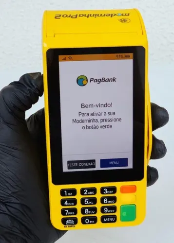 Máquina de cartão PagBank Moderninha Pro2