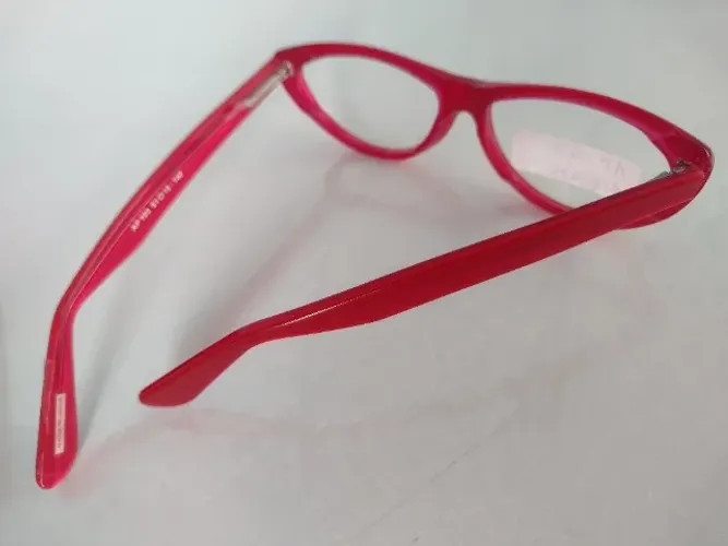 óculos acetato, gatinha, cor rosa brilhante, novo ! 