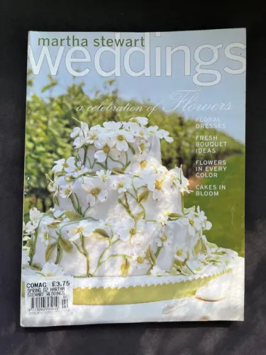 Cópia rara de revista Martha Stewart Weddings - the floral issue Spring 2002. No. 20