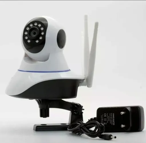 Câmera Ip 3 Antenas Wifi Wireless 3ª Geração Visão Noturna