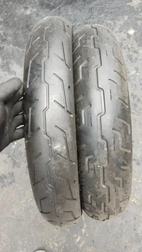 Par pneu usado Original Harley Davidson 130/90-16 e 100/90-19