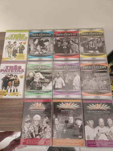 11 DVD Os Três Patetas