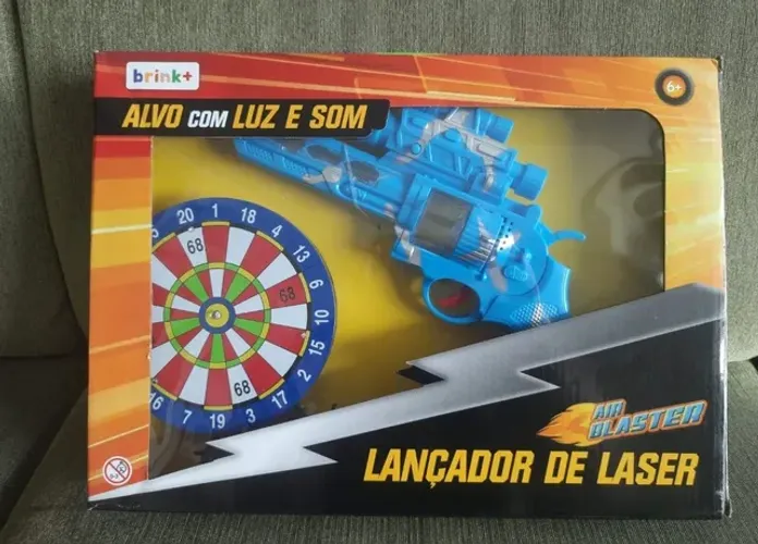 Air Blaster lançador de laser, alvo com luz e som<br>Novo