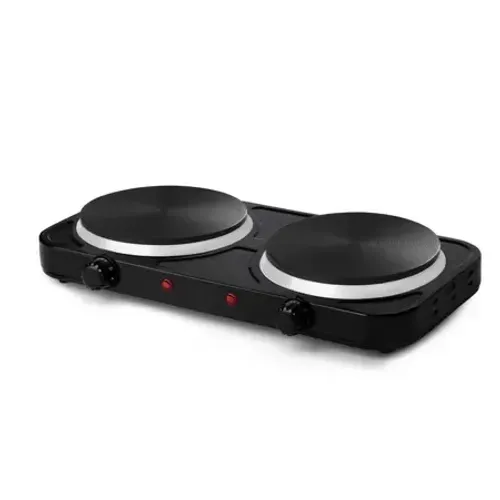 Fogao Eletrico Portatil de Mesa Cooktop 2 Bocas 2000w 127v
