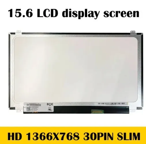 tela para notebook led slim, 15.6 polegadas 30 pinos