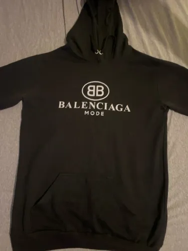 Casaco canguru capuz Moletom Balenciaga Mode