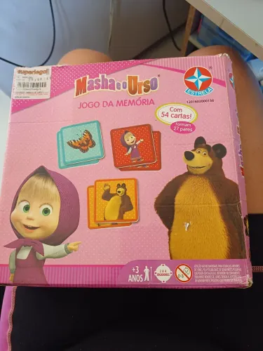 Jogo da Memória Masha e o Urso - Estrela