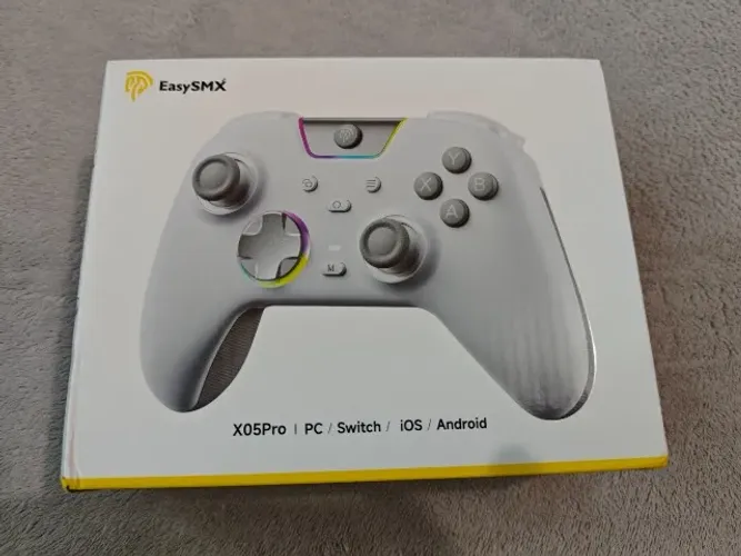 Controle Easysmx X05 Pro Hall Effect 1000hz Rgb (PC, android, switch, TV, ios)