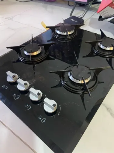 Cooktop a Gás 4 Bocas - Design Moderno