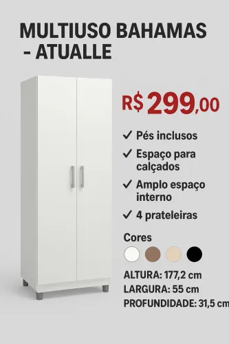 SAPATEIRA NOVO NOVA R$ 299,00 MONTAGEM GRÁTIS