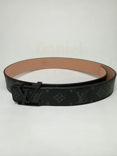 Cinto de couro Louis Vuitton Trevor 4cm 