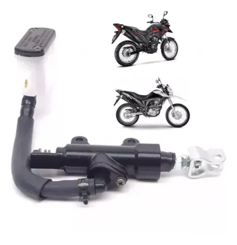 TRILHA - BOMBA/CILINDRO MESTRE DO FREIO TRASEIRO - (MANGUEIRA+RESERVATORIO) NXR BROS 160 -