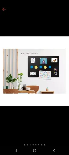 Quadro magnético, mural imã 60×90