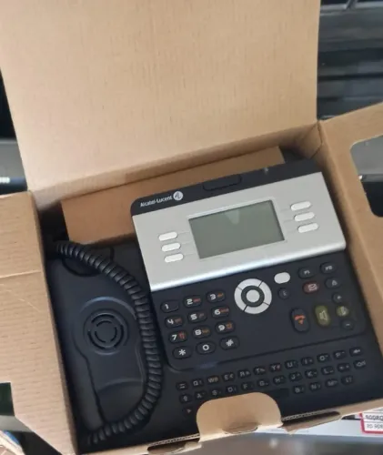 05 Gabinetes Alcatel Omnipcx e 10 Telefones Digital Voip Alcatel Lucent 4028 Ip Touch
