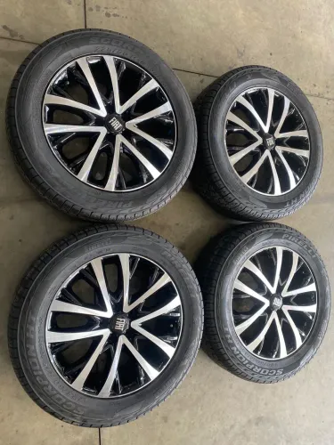 Rodas Fiat toro aro 18 original+Pneus Pirelli 