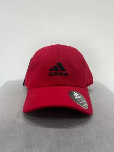 Boné Adidas 100% Algodão Vermelho
