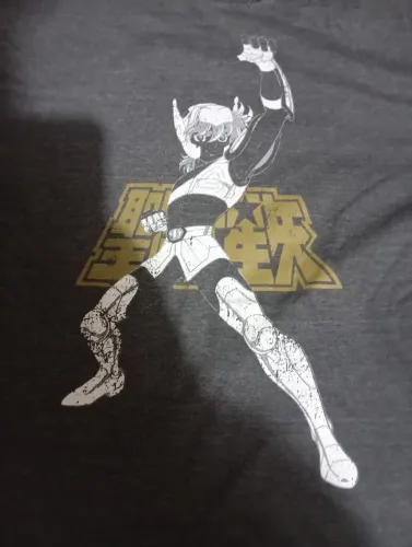 Camiseta Cavaleiros do Zodíaco - G - comics Com - Rara - Oficial