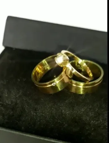 Alianças em moeda antiga (Promoção dia dos namorados)