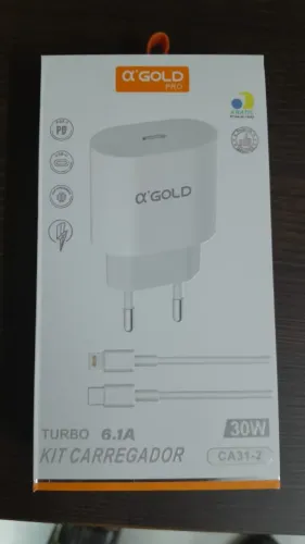 CARREGADOR TURBO 30W FONTE TIPO C X IPHONE