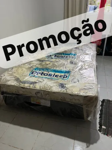 Cama box colchão e novo