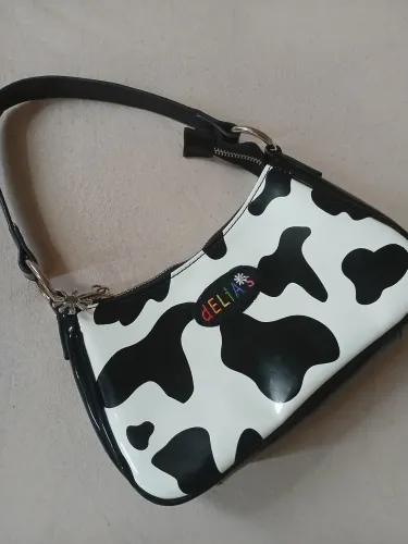 Bolsa baguete de vaquinha