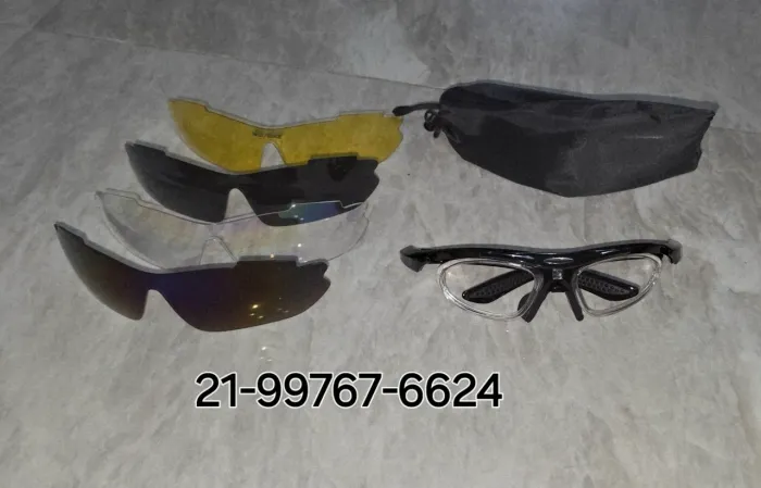 Óculos Ciclismo/Esportes com 4 lentes