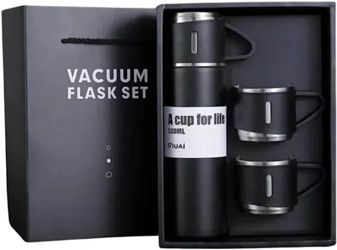 Kit Garrafa Termica com 3 Canecas