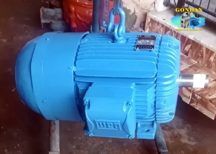 Motor Freio WEG 5cv/hp 3,7kw 1175RPM 6Polos Trifásico 220v / 380v 