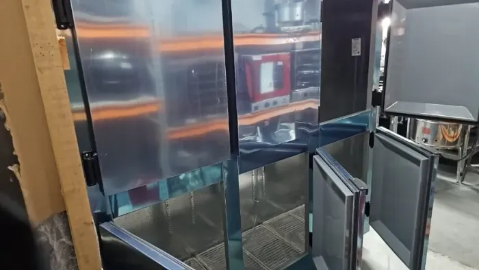 Mini camara refrigerada 6 portas inox kofisa 1200l (IRIS)