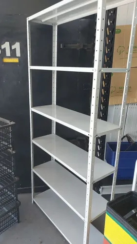 Estante em aço barata e aqui 6 prat 310.00 avista loja *