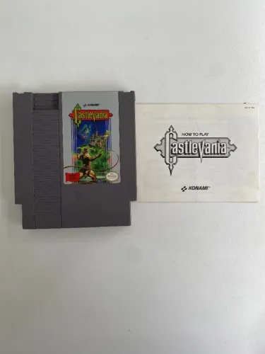 JOGO CASTLEVANIA + MANUAL SEMINOVO - NES