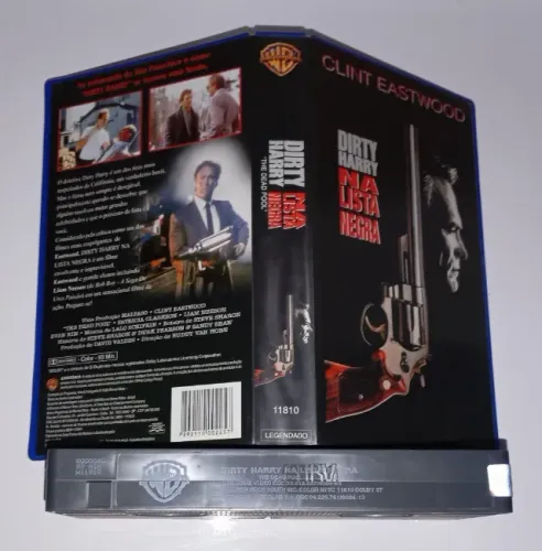 VHS Legendado Dirty Harry Na Lista Negra Clint Eastwood