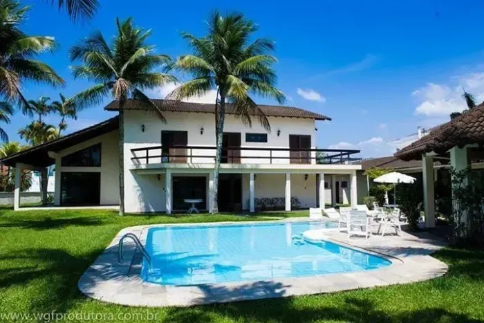 Casa com 6 suites, locação por diária no Acapulco - Guarujá/SP
