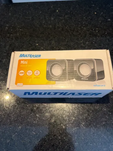 Caixas de Som Multilaser Mini USB - 4W RMS