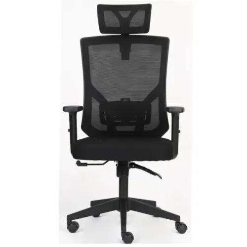Poltrona Presidente Tela ORION Giratória Preta Conforto Ergonômico Escritório 32944