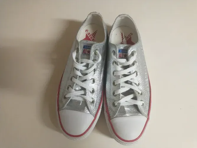 Tênis All Star Original Prata Tamanho 37 perfeito estado