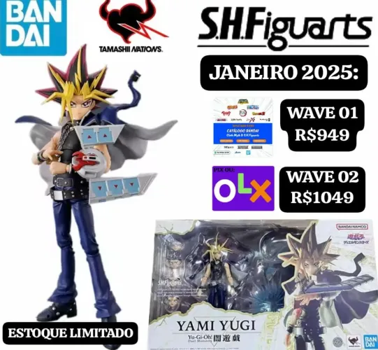 Yami Yugi S.h.figuarts Bandai - Novo