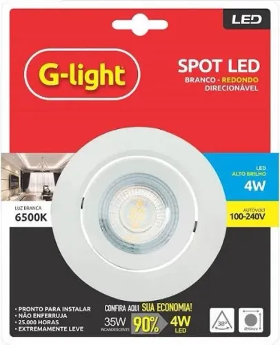 Spot LED Direcionável G-light