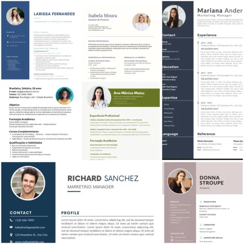 Currículo Simples e Bem Apresentado