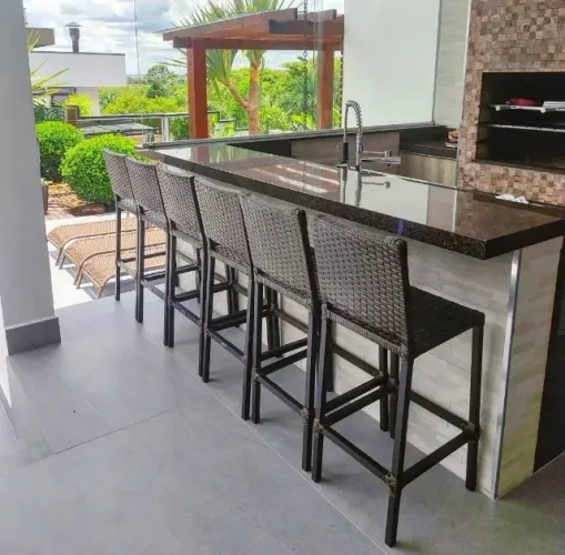 Banqueta De luxo fibra ( unidade )