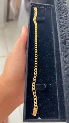 Pulseira de ouro 18k ( exclusiva sem uso )