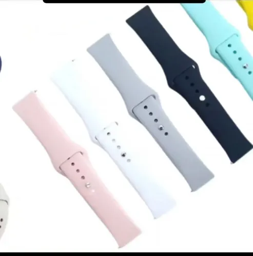 Kit com 5 pulseira silicone para relógio smartwatch Samsung, GTR, Galaxy, Garmin por 34,00