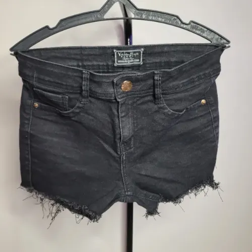 Short jeans feminino preto - Tamanho 38