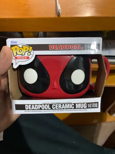 Funko Pop caneca de cerâmica Deadpool