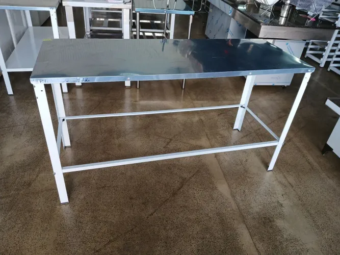 Mesa inox  Desmontável Braesi Tampo Inox 160x60cm