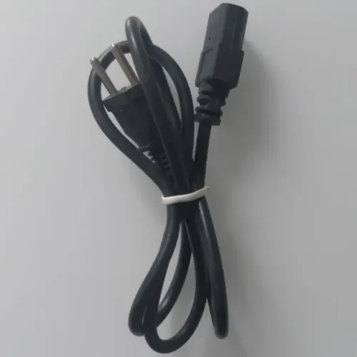 Cabo de força 2 pinos computador monitor - Fazemos Entrega