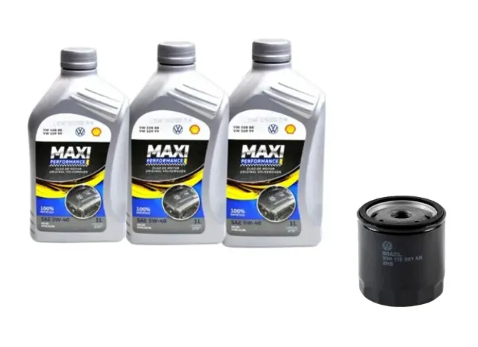 Kit Troca Óleo Sintético Maxi Performance 5w40+ Filtro Vw