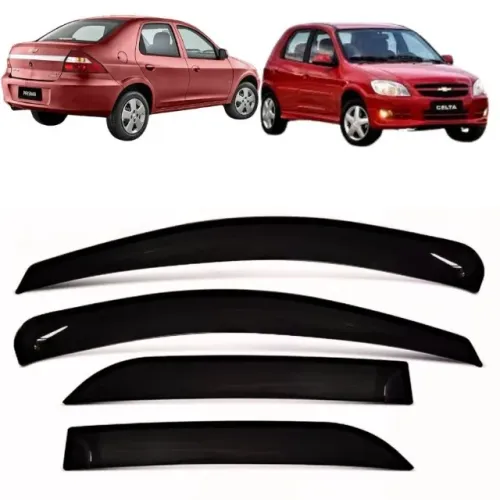 Kit Calha De Chuva Celta e Prisma 4 Portas